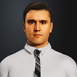 Charlie Kirk Character 3D