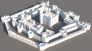 3D london tower model