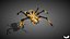 Modello 3D Spider-Mecha Bot Voxel Modello 3D a basso numero di poligoni