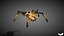 Modello 3D Spider-Mecha Bot Voxel Modello 3D a basso numero di poligoni