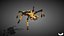 Modello 3D Spider-Mecha Bot Voxel Modello 3D a basso numero di poligoni