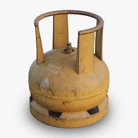 5kg Domestic LPG Cylinder - Rust Yellow - PBR - 2K 4K