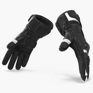 Meteor Protective Riding Gloves Black