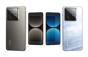 3D Realme GT7 Pro Racing Edition Neptune And Star Trail Titanium Low Poly