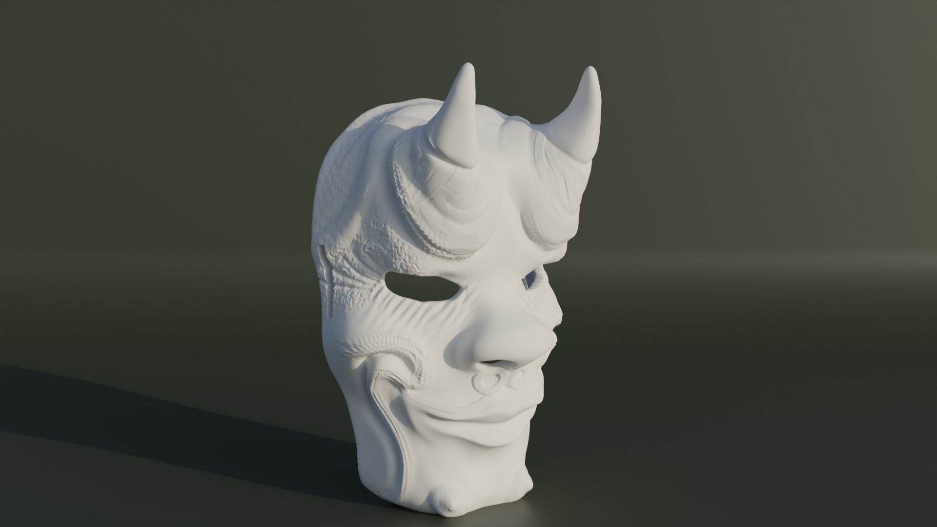 3D model Devil Cosplay Mask Demon Face Mask 3D print model - TurboSquid ...