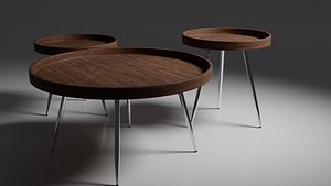 3D model Cofee table 02