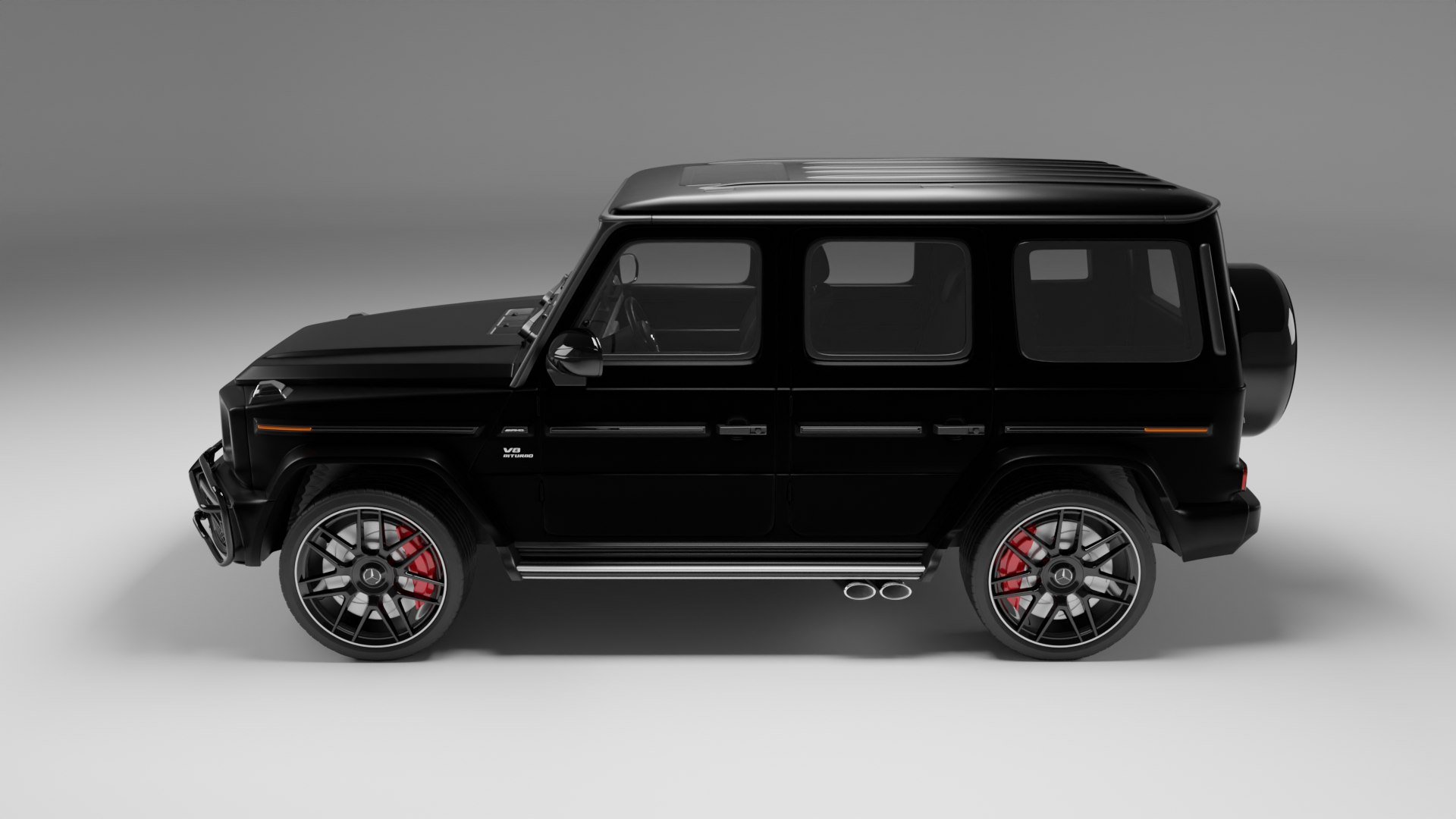 MERCEDES BENZ G63 G WAGON BLACK 3D Model - TurboSquid 2306325