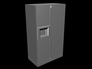 3ds max frige refrigerator