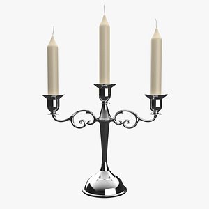 candlestick candle stick fbx