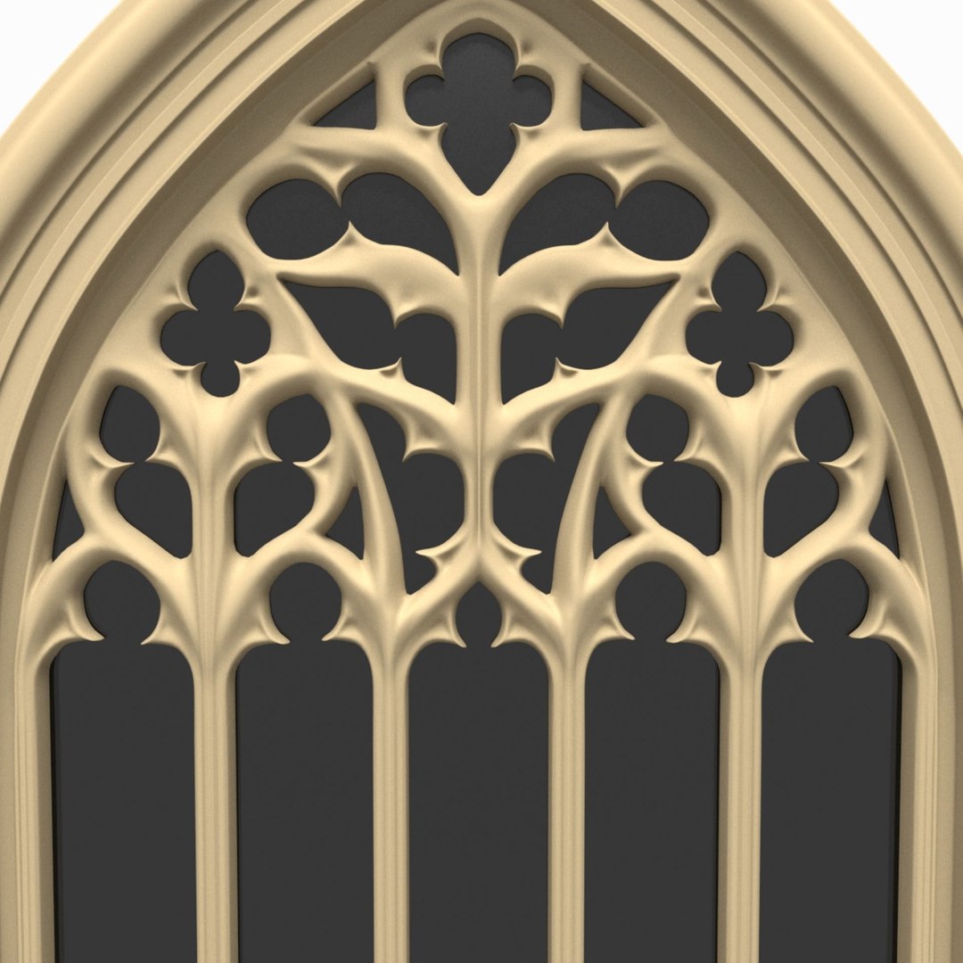 3D model gothic window - TurboSquid 1565686