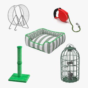 Animal Accessories Collection 3D