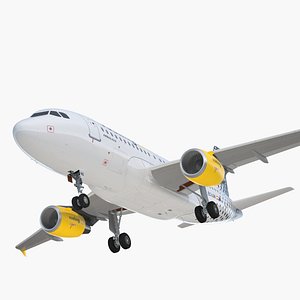 Airbus A319 Vueling Airlines 3D Model