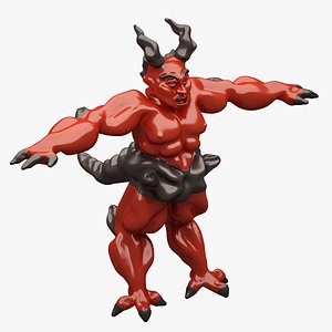 monster t-pose rigged 3d max
