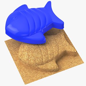 Detailed Fish Sand Toy model