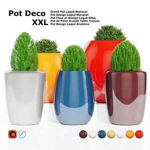 pots deco xxl 3D model