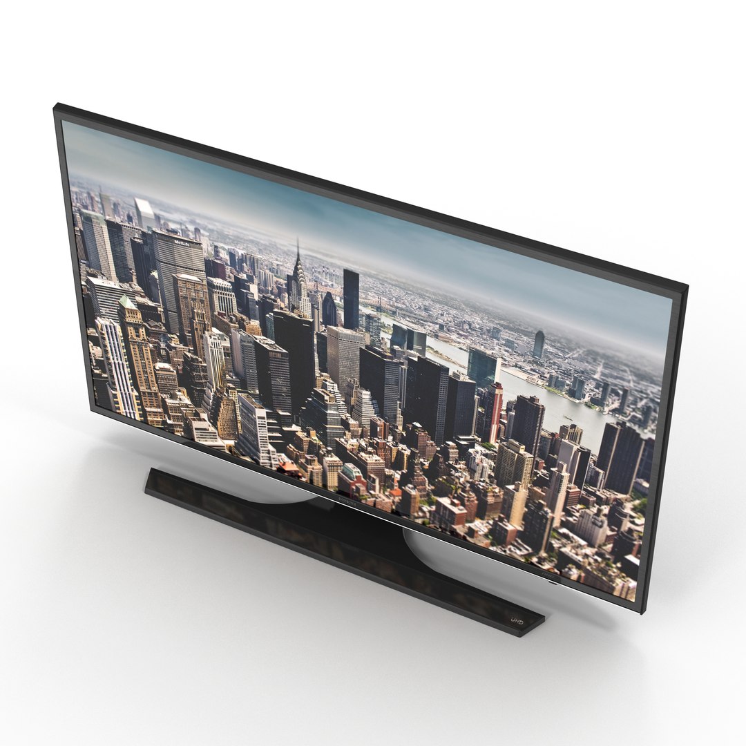 Samsung 4K UHD JU6500 Series Smart TV 60 Inch 3D model preview