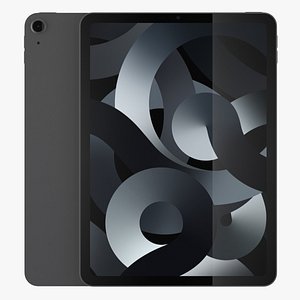 Apple iPad Air 2022 Gray 3D model