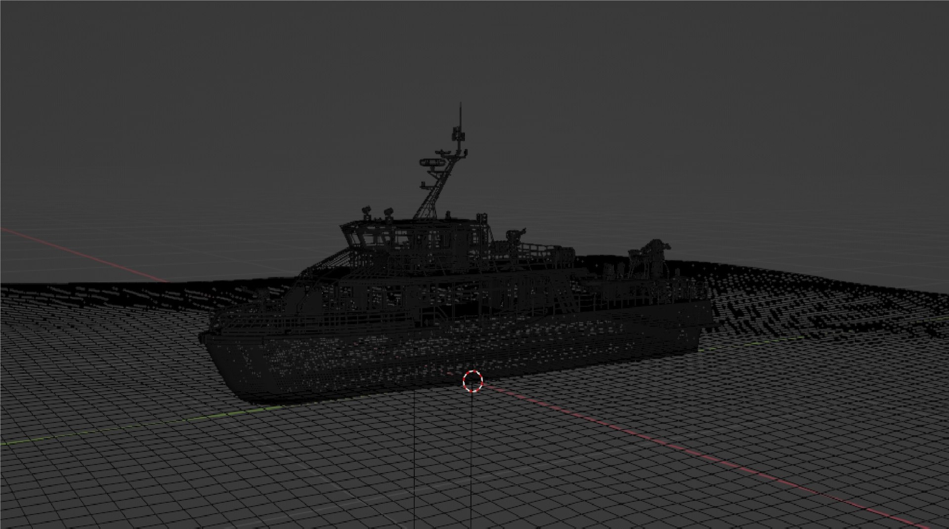 Fire fighting and Rescue Ship Boat with Interior 3D model - TurboSquid ...
