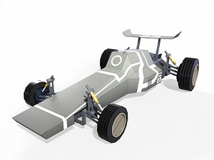 Low poly stylized car 1