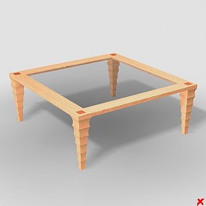 3d model table coffee