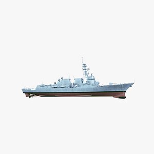 3D uss daniel inouye model