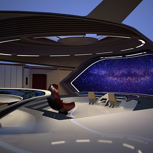 spaceship space ship 3D