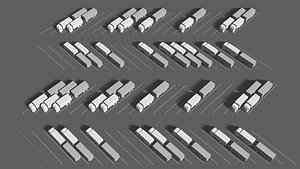 Truck parking 24L03 3D model