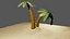 tree plam 3d model