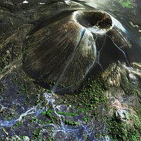Realistic Paricutin Mountain