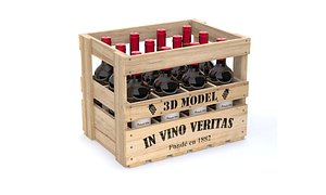 Wine Crate 3D