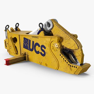 Underwater Pipe Shearing System Used Rigged 3D