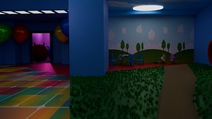 Stylized Liminal Playroom Modular Asset Pack