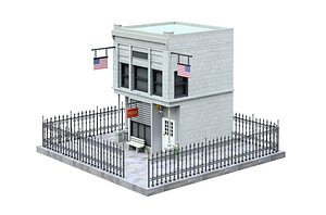 police office 3D model