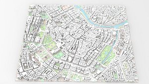 Cityscape Wien Austria 3D model