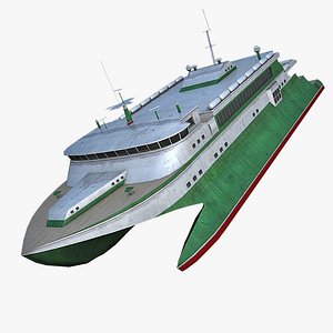 3d catamaran model
