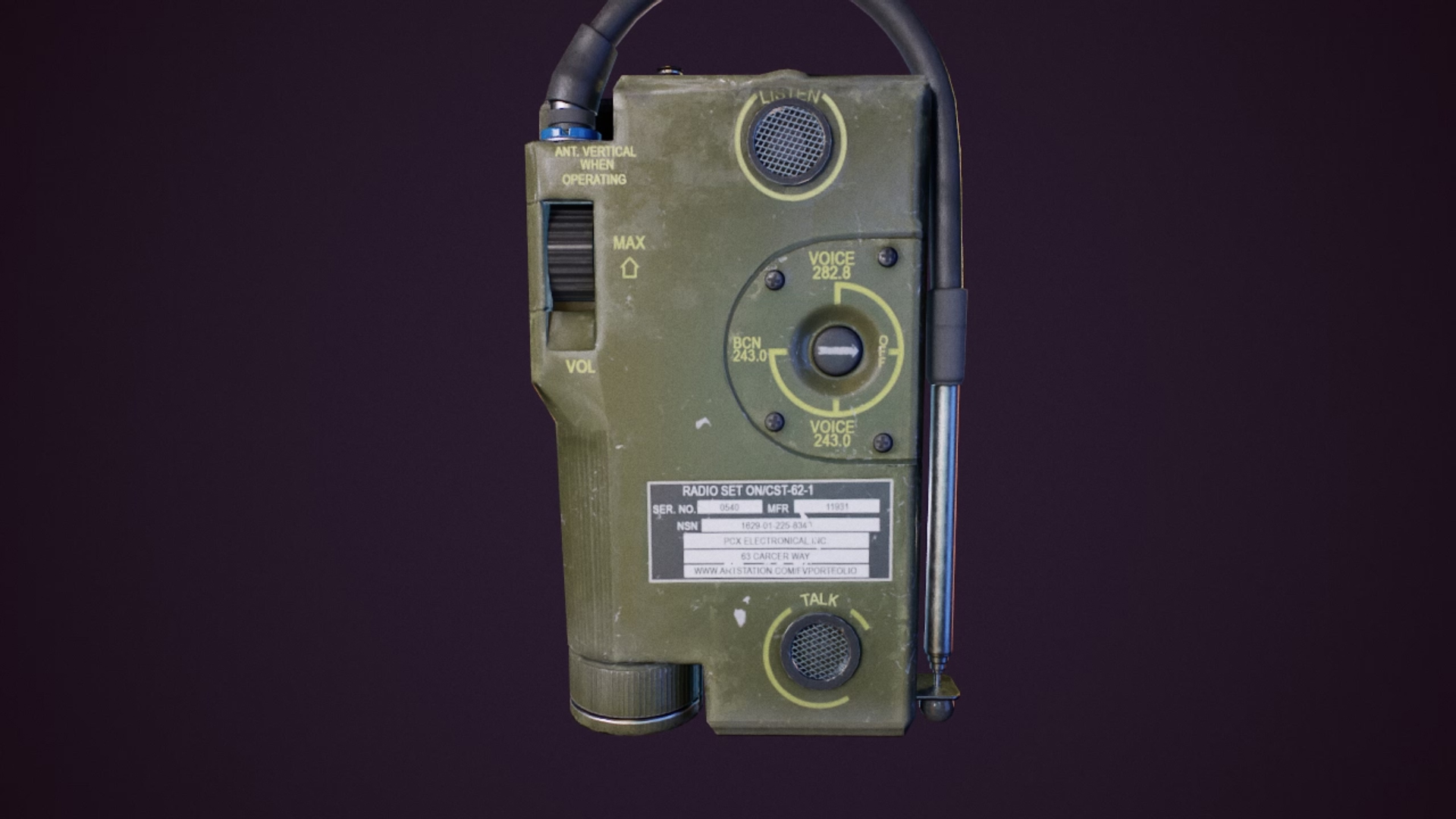 3D Survival Radio Set - TurboSquid 2047120