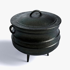 Cast Iron Potjie Pot | 3D model