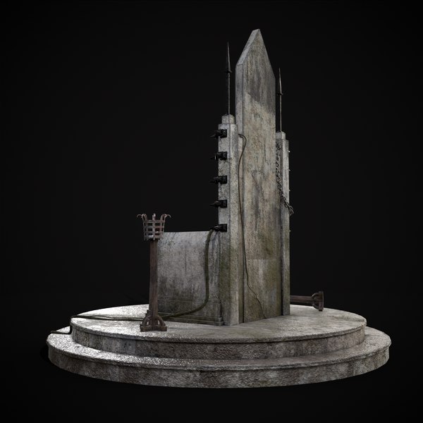 modelo 3d Trono de piedra de la cripta gótica - TurboSquid 2010607