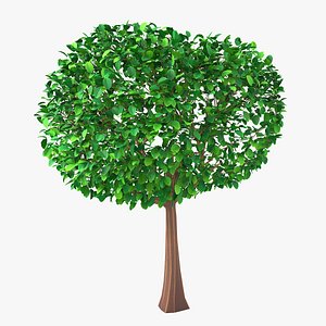 Cartoon Tree Small 08 3D model