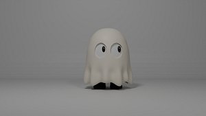 3D Halloween Ghost 3D Printable Figure
