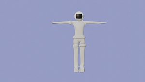3D Low Poly Astronaut