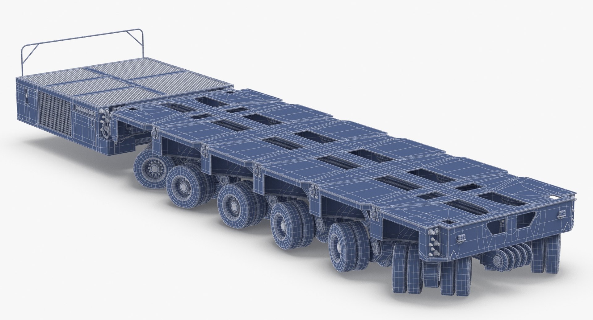 6 Axle Lines Modular 3D Model - TurboSquid 1652246