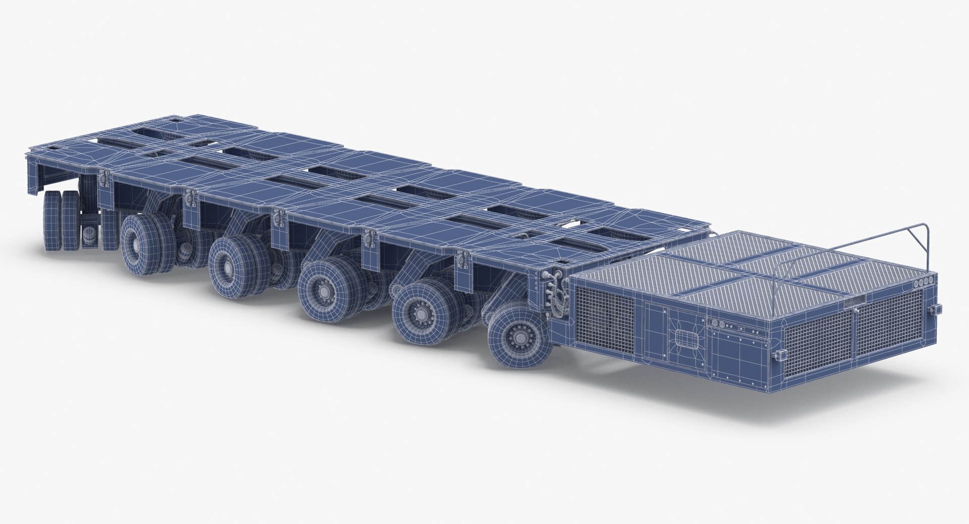 6 Axle Lines Modular 3D Model - TurboSquid 1652246