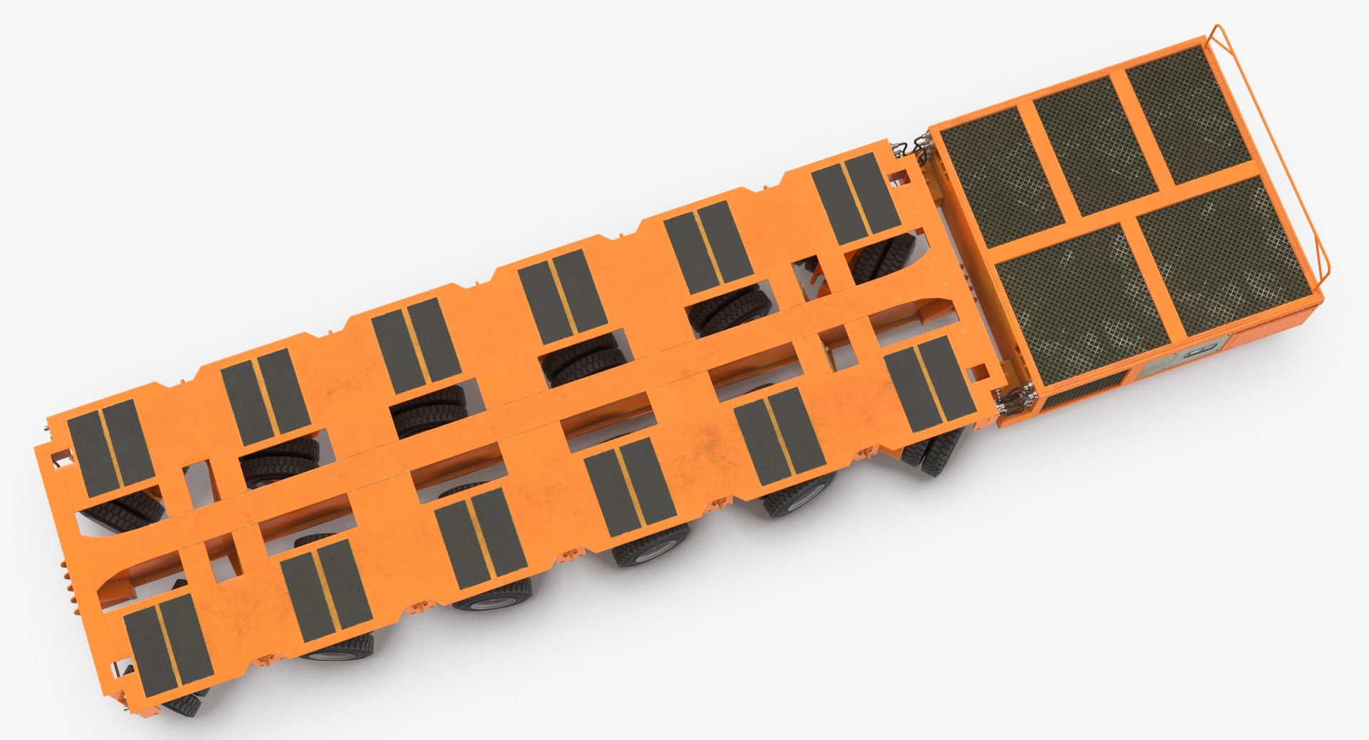 6 Axle Lines Modular 3D Model TurboSquid 1652246