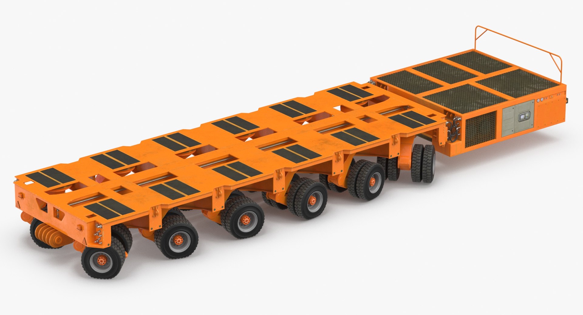 6 Axle Lines Modular 3D Model - TurboSquid 1652246