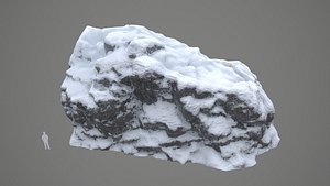 Realistic Winter Rock 01