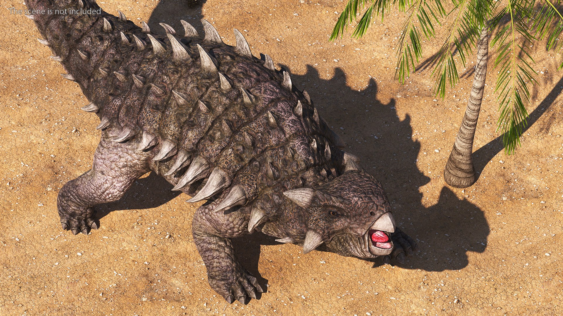3D Ankylosaurus from Desert Habitats Rigged model TurboSquid 2174315