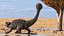 3D Ankylosaurus from Desert Habitats Rigged model
