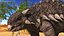 3D Ankylosaurus from Desert Habitats Rigged model