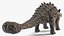3D Ankylosaurus from Desert Habitats Rigged model